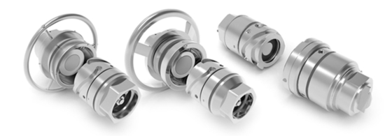 Aluminium paduan stainless steel tahan lama atau Kuningan TFC Tiga-Groove Fluid Connector