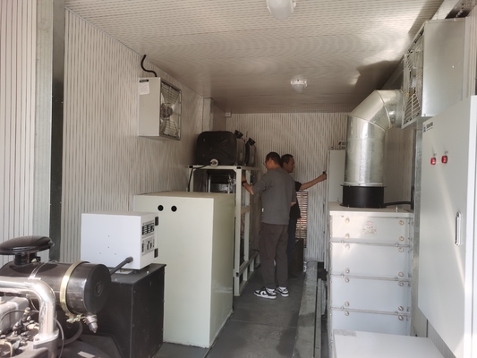 SSCH120-3000/15000 AC Dynamometer Test Bench untuk pengujian motor kendaraan energi baru yang dipasang di kontainer