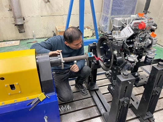 SSCG110-2500/9000 ±0.2%FS 110kW 9000RPM Keakuratan Tinggi, Keandalan Tinggi, Kinerja Mesin Respon Dinamis Tinggi Sistem Bangku Uji Dinamometer AC