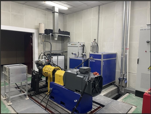 SSCG110-2500/9000 ±0.2%FS 110kW 9000RPM Keakuratan Tinggi, Keandalan Tinggi, Kinerja Mesin Respon Dinamis Tinggi Sistem Bangku Uji Dinamometer AC