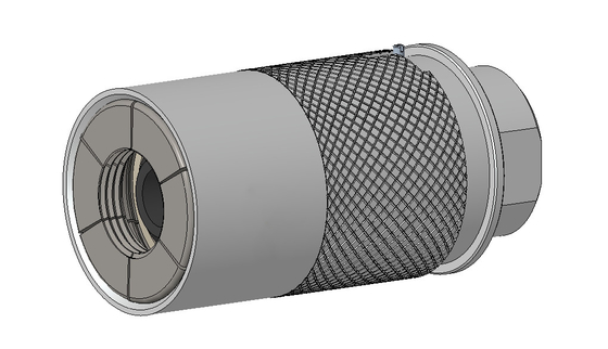 Seri TF230 dengan baik dibuat Threaded Stainless Steel Dan Aluminium Alloy Sleeve Type Quick Connect Coupling