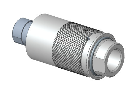 Seri TF230 dengan baik dibuat Threaded Stainless Steel Dan Aluminium Alloy Sleeve Type Quick Connect Coupling
