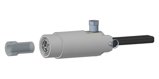 Aluminium Alloy Handle Type Quick Connect Coupling TF421 Aplikasi Tekanan Tinggi