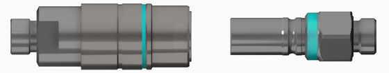 Stainless Steel Aluminium Alloy Atau Kuningan Seri TFB Push-Pull Fluid Connector Tanpa Kebocoran