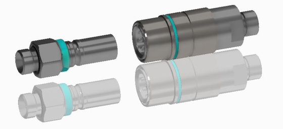 Stainless Steel Aluminium Alloy Atau Kuningan Seri TFB Push-Pull Fluid Connector Tanpa Kebocoran