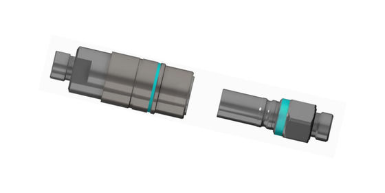 Konektor cairan push-pull tanpa kebocoran