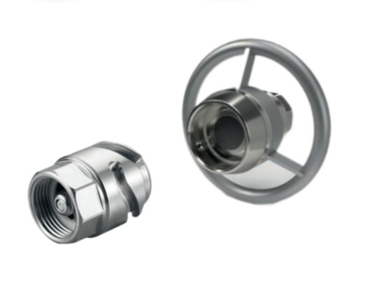 Aluminium paduan stainless steel tahan lama atau Kuningan TFC Tiga-Groove Fluid Connector