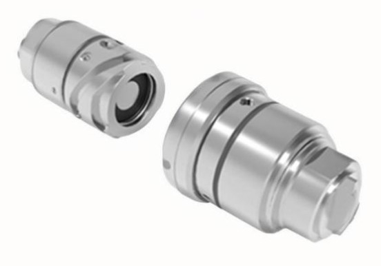 Aluminium paduan stainless steel tahan lama atau Kuningan TFC Tiga-Groove Fluid Connector