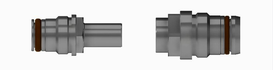 Kualitas tinggi stainless steel aluminium paduan atau kuningan TFD Blank Mating Fluid Connector