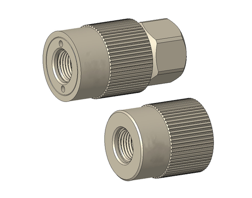 TF240 Series Threaded Stainless Steel And Aluminium Alloy Hand Screwing Type Quick Connect Coupling